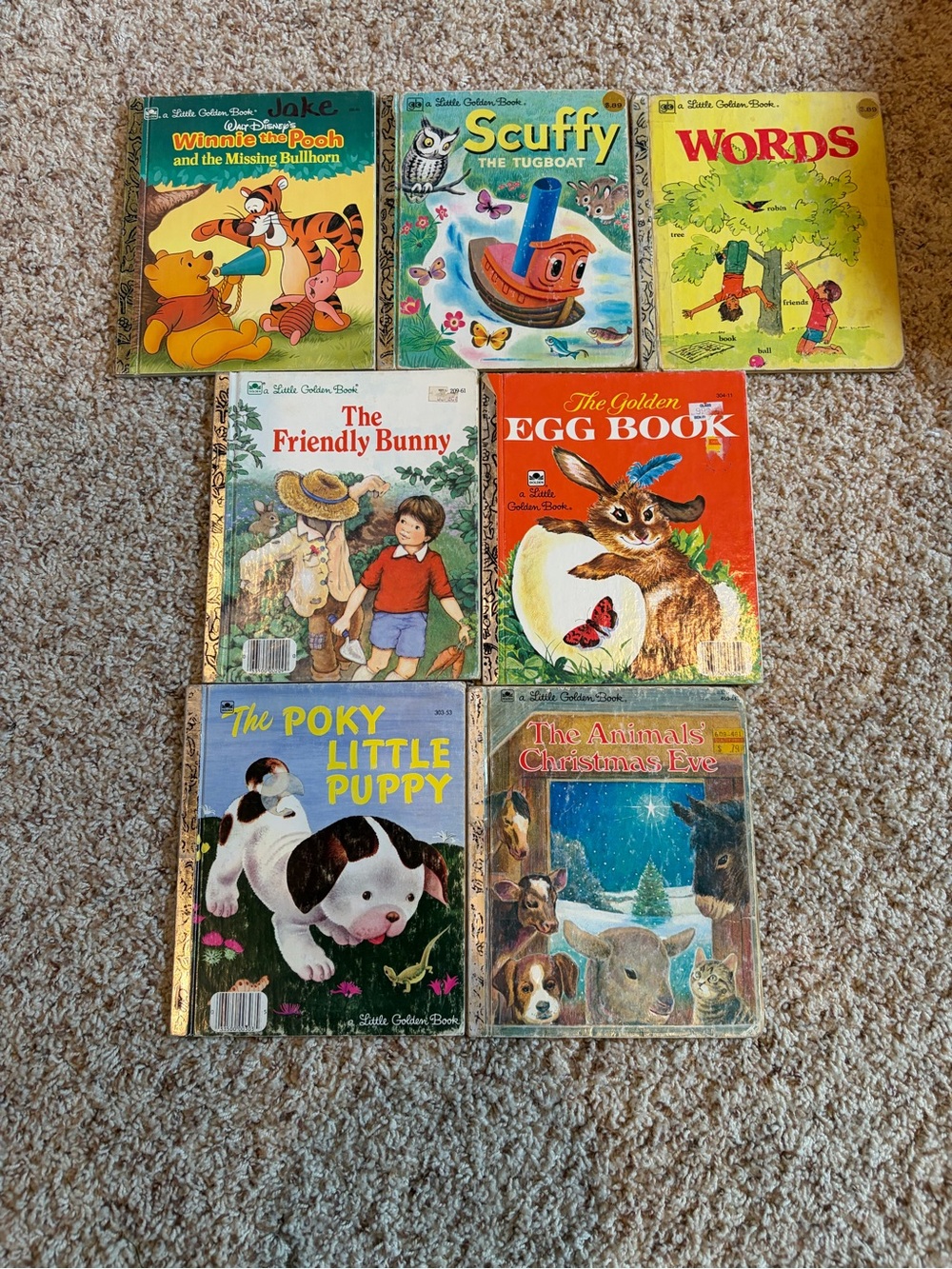 Vintage Little Golden Books Lot